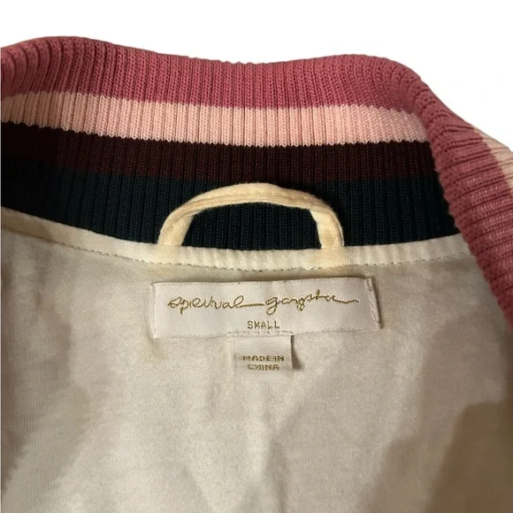 Spiritual Gangster Sherpa Faux Fur Bomber Jacket Small - Picture 2 of 4